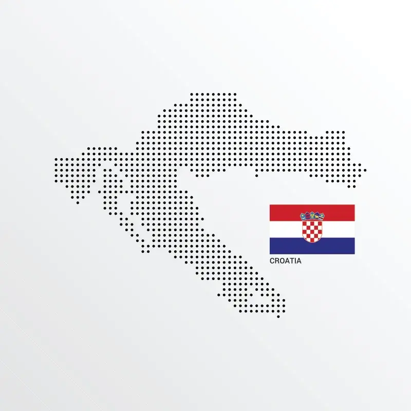 croatia map