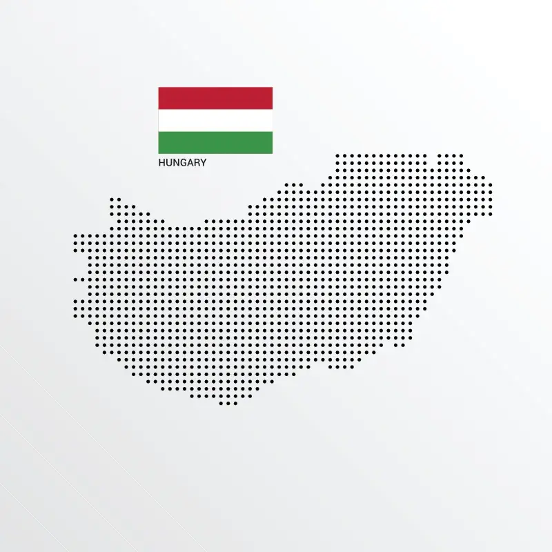 hungary map