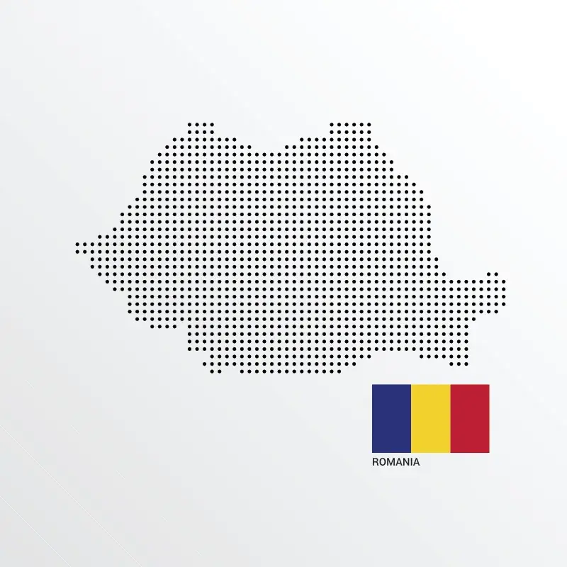 romania map