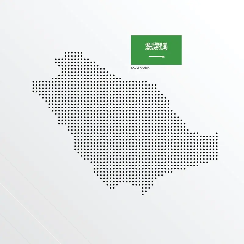 saudi arabia map