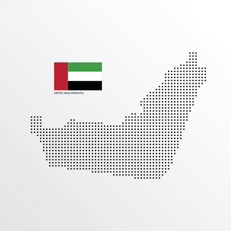 uae map